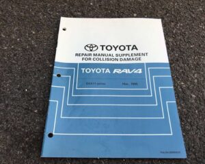 1997 Toyota Rav4 Collision Repair Manual Supplement
