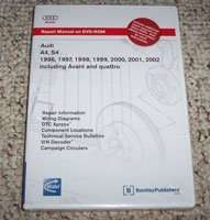 1996 Audi A4, S4 Service Manual DVD