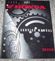 1996 Honda XR250R Motorcycle Shop Service Manual