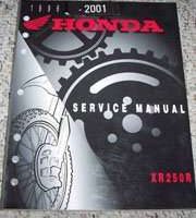 1998 Honda XR250R Motorcycle Shop Service Manual