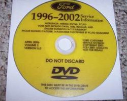 1999 Ford F-Super Duty Trucks Shop Service Repair Manual DVD