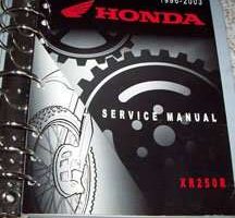 1998 Honda XR250R Service Manual