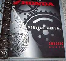 2005 Honda Rebel CMX250C Motorcycle Service Manual