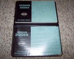 1996 Nissan 200SX Owner's Manual Set
