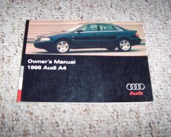 1996 Audi A4 Owner's Manual