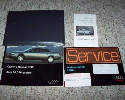 1996 Audi A6 Owner's Manual Set