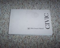 1996 Honda Civic Sedan Owner's Manual