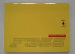 1996 Ferrari F355 Owner's Manual