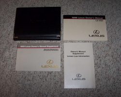 1996 Lexus LS400 Owner's Manual Set