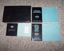 1996 Nissan Maxima Owner's Manual Set