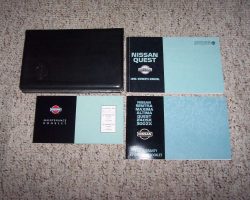 1996 Nissan Quest Owner's Manual Set