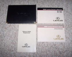 1996 Lexus SC300, SC400 Owner's Manual Set