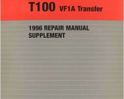 1996 Toyota T100 Service Manual Supplement