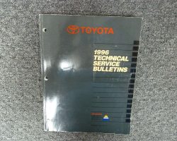 1996 Toyota Paseo Technical Service Bulletins Manual