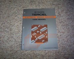 1996 Toyota Tercel Electrical Wiring Diagram Manual