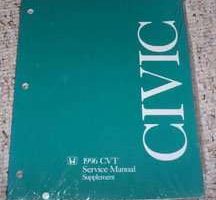 1996 Honda Civic CVT Service Manual Supplement