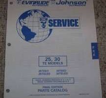 1996 Johnson Evinrude 25 & 30 HP Models Parts Catalog
