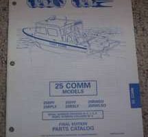 1996 Johnson Evinrude 25 HP Commercial Models Parts Catalog