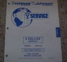 1996 Johnson Evinrude 4 Deluxe Models Parts Catalog