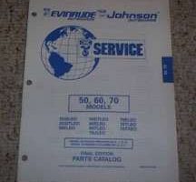 1996 Johnson Evinrude 50, 60 & 70 HP Models Parts Catalog
