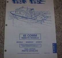 1996 Johnson Evinrude 65 Commercial Remote Models Parts Catalog