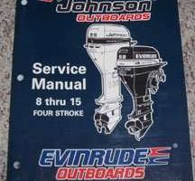 1996 Johnson Evinrude 8, 9.9 & 15 HP Four Stroke Models Service Manual