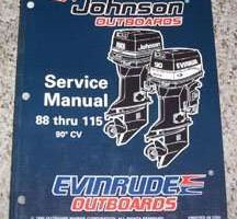 1996 Johnson Evinrude 100 Commercial 90 CV Models Service Manual