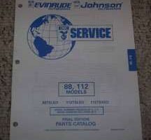 1996 Johnson Evinrude 88 & 112 HP Models Parts Catalog