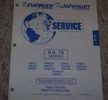 1996 Johnson Evinrude 9.9 & 15 HP Models Parts Catalog