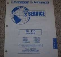 1996 Johnson Evinrude 90 & 115 HP Models Parts Catalog