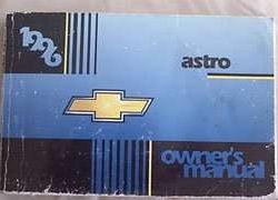1996 Chevrolet Astro Owner's Manual