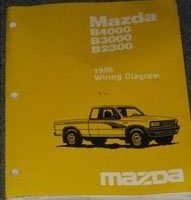 1996 Mazda B4000, B3000 & B2300 B-Series Pickup Truck Wiring Diagram Manual