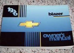 1996 Chevrolet Blazer Owner's Manual