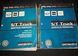 1996 GMC S/T Truck Sonoma & Jimmy Service Manual