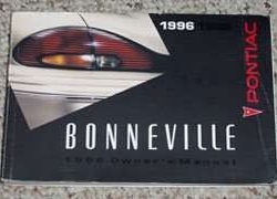 1996 Pontiac Bonneville Owner's Manual