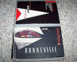 1996 Pontiac Bonneville Owner's Manual Set
