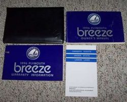 1996 Plymouth Breeze Owner's Manual Set