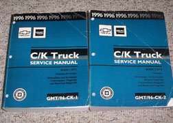 1996 GMC Sierra, Yukon & Suburban Shop Service Repair Manual