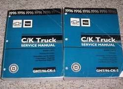 1996 Chevrolet Silverado C/K Pickup Truck, Tahoe & Suburban Service Manual
