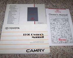 1996 Toyota Camry Owner's Manual Set