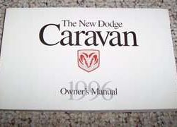 1996 Dodge Caravan & Grand Caravan Owner's Manual