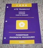 1996 Plymouth Voyager 41TE Transaxle Powertrain Diagnostic Procedures Manual