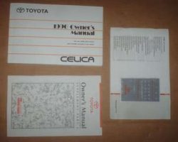 1996 Toyota Celica Owner's Manual Set