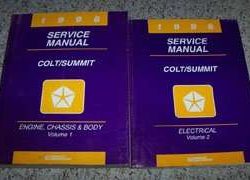 1996 Eagle Summit Service Manual