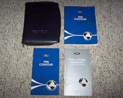 1996 Ford Contour Owner's Manual Set