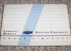 1996 Chevrolet Corsica, Beretta Owner's Manual
