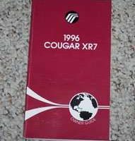 1996 Mercury Cougar XR7 Owner's Manual