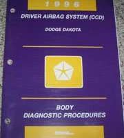 1996 Dodge Dakota Driver Airbag System Body Diagnostic Procedures