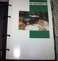 1996 Land Rover Defender 90 USA Edition Owner's Manual