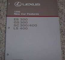 1996 Lexus GS300 New Car Features Manual